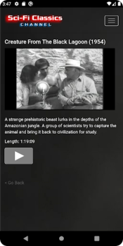 Скачать Sci-Fi Classic Movies Channel Развлечения для Андроид скриншот 4