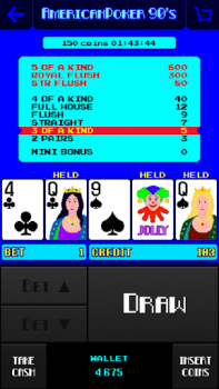 Скачать American Poker 90's Casino Казино для Андроид скриншот 2