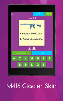 Скачать M416 Glacier Skin Головоломки для Андроид скриншот 7