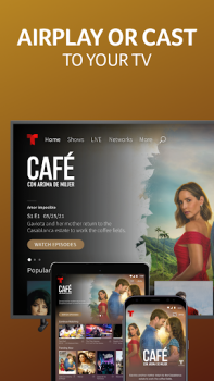 Скачать Telemundo: Series y TV en vivo Развлечения для Андроид скриншот 5
