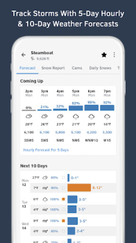 Скачать OpenSnow: Snow Forecast Погода для Андроид скриншот 3