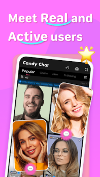 Скачать Candy Chat - Live video chat Развлечения для Андроид скриншот 3