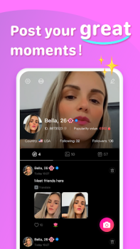 Скачать Candy Chat - Live video chat Развлечения для Андроид скриншот 5