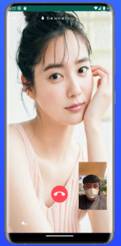 Скачать Video Call Cewek Jepang Cantik Развлечения для Андроид скриншот 4