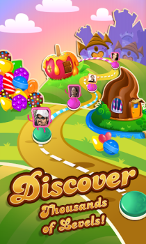 Скачать Candy Crush Saga Казуальные для Андроид скриншот 3