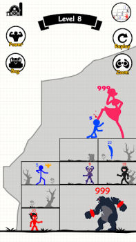 Скачать Stick Fight: Endless Battle Стратегии для Андроид скриншот 7
