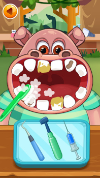 Скачать Zoo Doctor Dentist : Game Ролевые для Андроид скриншот 5