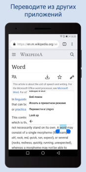 Скачать Словарь Lingvo без интернета Книги и справочники для Андроид скриншот 6