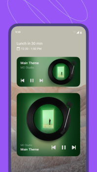 Скачать MD Vinyl - Music Player Widget Музыка и аудио для Андроид скриншот 3