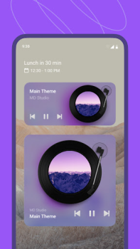 Скачать MD Vinyl - Music Player Widget Музыка и аудио для Андроид скриншот 4