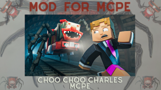 Скачать Choo Choo Charles Mod for MCPE Симуляторы для Андроид скриншот 2