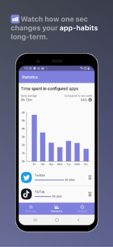 Скачать one sec | app blocker, focus Работа для Андроид скриншот 2