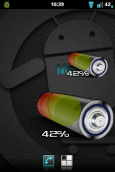 Скачать 3D AA Battery Widget Инструменты для Андроид скриншот 2