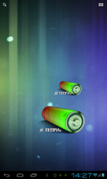 Скачать 3D AA Battery Widget Инструменты для Андроид скриншот 3
