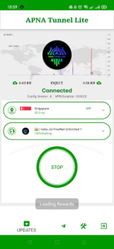 Скачать APNA TUNNEL LITE Инструменты для Андроид скриншот 3