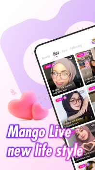 Скачать Mango live-Go Live Streaming Развлечения для Андроид