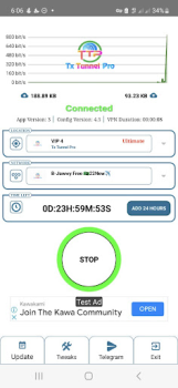 Скачать Tx Tunnel Pro - Super Fast Net Инструменты для Андроид скриншот 2