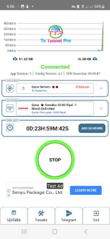 Скачать Tx Tunnel Pro - Super Fast Net Инструменты для Андроид скриншот 3