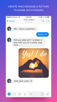 Скачать iFake: Fake Chat Messages Развлечения для Андроид скриншот 3