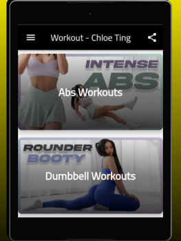 Скачать Workout - Chloe Ting Здоровье и фитнес для Андроид скриншот 5