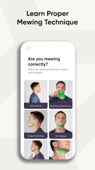 Скачать Mewing Coach - Face Exercises Здоровье и фитнес для Андроид скриншот 4