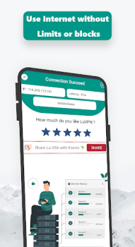 Скачать сша впн - быстрый LA USA VPN Инструменты для Андроид скриншот 5