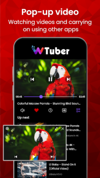 Скачать видеоплеер - wTuber Видеоплееры и редакторы для Андроид скриншот 2