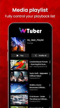 Скачать видеоплеер - wTuber Видеоплееры и редакторы для Андроид скриншот 4