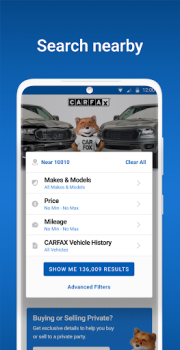 Скачать CARFAX - Shop New & Used Cars Автомобили и транспорт для Андроид скриншот 3
