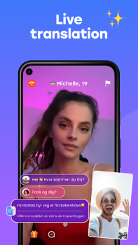 Скачать Mili - Live Video Chat Социальные для Андроид скриншот 3