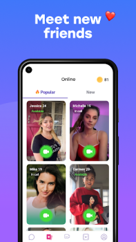 Скачать Mili - Live Video Chat Социальные для Андроид скриншот 4