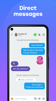 Скачать Mili - Live Video Chat Социальные для Андроид скриншот 5