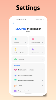 Скачать MDGram Messenger Связь для Андроид скриншот 5