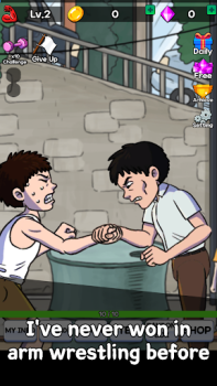 Скачать Arm Wrestling Clicker Game Симуляторы для Андроид скриншот 3