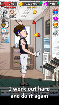 Скачать Arm Wrestling Clicker Game Симуляторы для Андроид скриншот 4