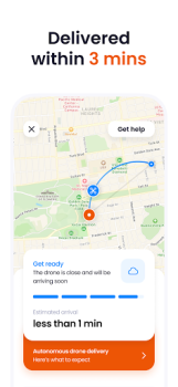 Скачать Manna Drone Delivery Еда и напитки для Андроид скриншот 4