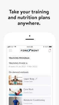 Скачать Forefront 168 Здоровье и фитнес для Андроид скриншот 2