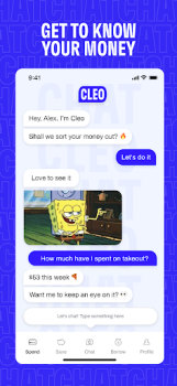 Скачать Cleo AI: Cash advance & Credit Финансы для Андроид скриншот 5