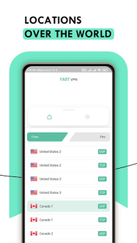 Скачать Fast VPN - Secure & Fast VPN Инструменты для Андроид скриншот 3