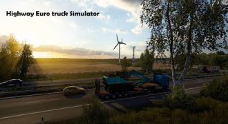 Скачать Highway Euro truck Simulator Гонки для Андроид скриншот 2
