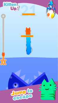 Скачать Kitten Up! Jump & Claw Games Аркады для Андроид скриншот 3