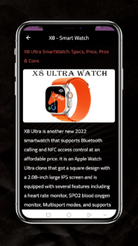 Скачать X8 Ultra - Smart Watch  Review Стиль жизни для Андроид скриншот 5