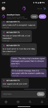 Скачать Amethyst Социальные для Андроид скриншот 2