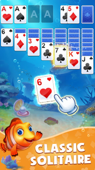 Скачать Solitaire: Fish Master Карточные для Андроид скриншот 6