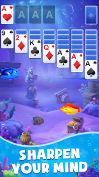 Скачать Solitaire: Fish Master Карточные для Андроид скриншот 7
