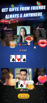 Скачать PokerGaga: Texas Holdem Live Карточные для Андроид скриншот 2