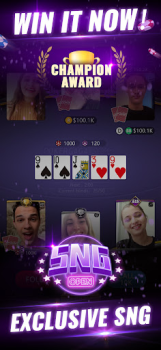 Скачать PokerGaga: Texas Holdem Live Карточные для Андроид скриншот 3