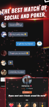 Скачать PokerGaga: Texas Holdem Live Карточные для Андроид скриншот 4