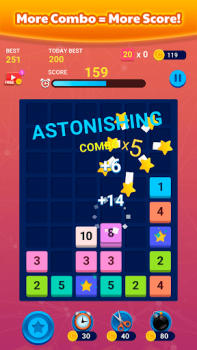Скачать Merge Block: Number Merge Game Головоломки для Андроид скриншот 4