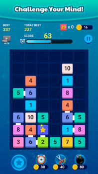 Скачать Merge Block: Number Merge Game Головоломки для Андроид скриншот 5